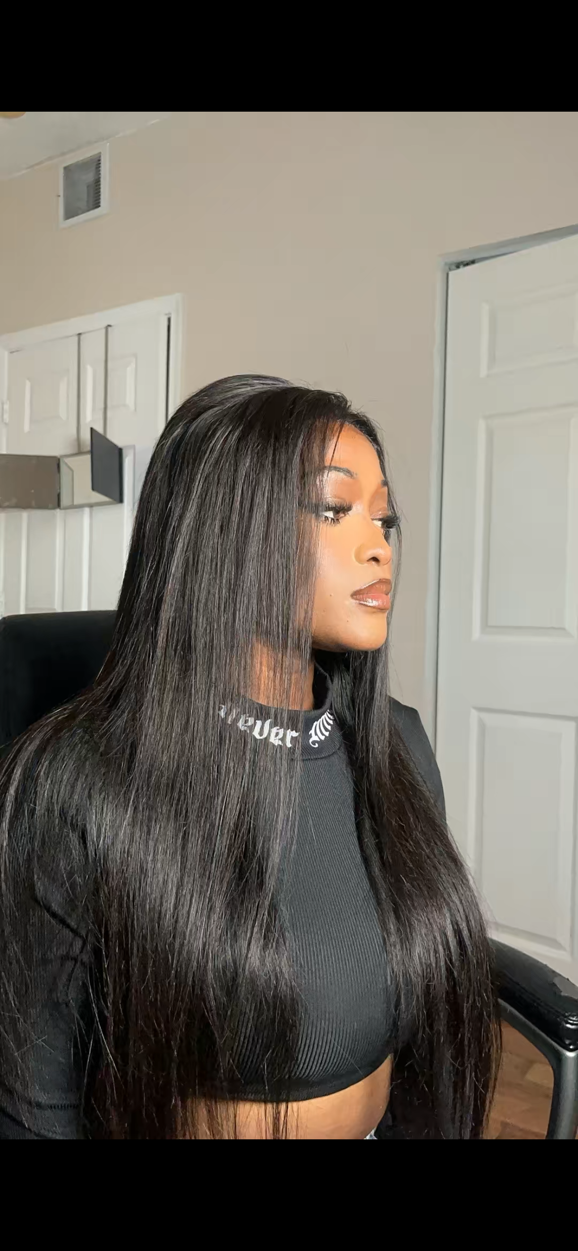 13x4 Black-Straight / Light Plucked/ 100% Human Hair